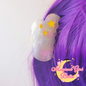 Pearlescent Cloud Hair Claw