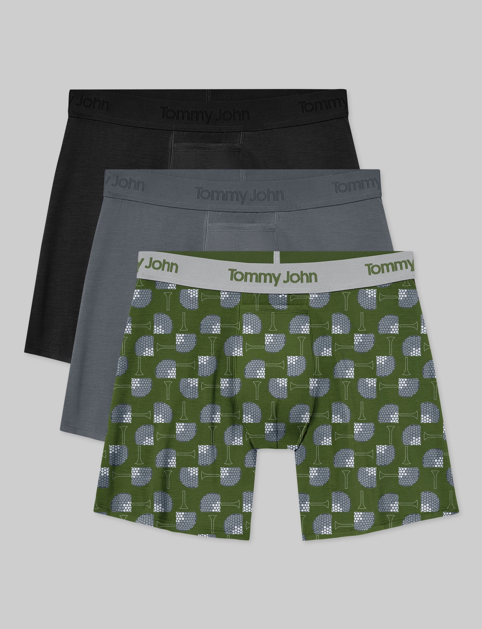 Second Skin Relaxed Fit Boxer 6" (3-Pack)