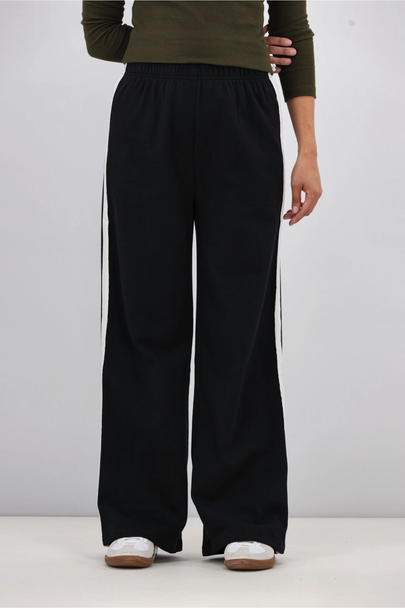 Shine On Essentials Panel Track Pant Black