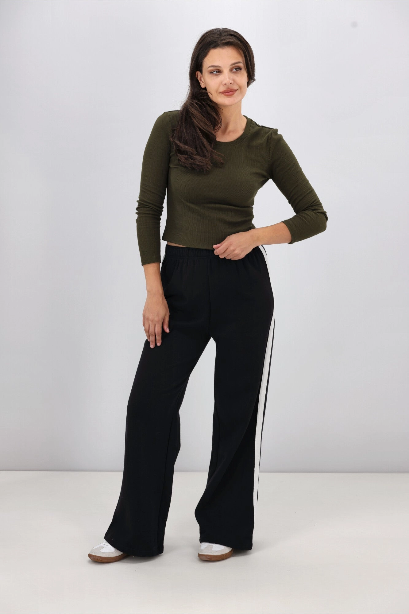 Shine On Essentials Panel Track Pant Black