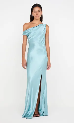 SOL ASYM DRESS - SEA SPRAY