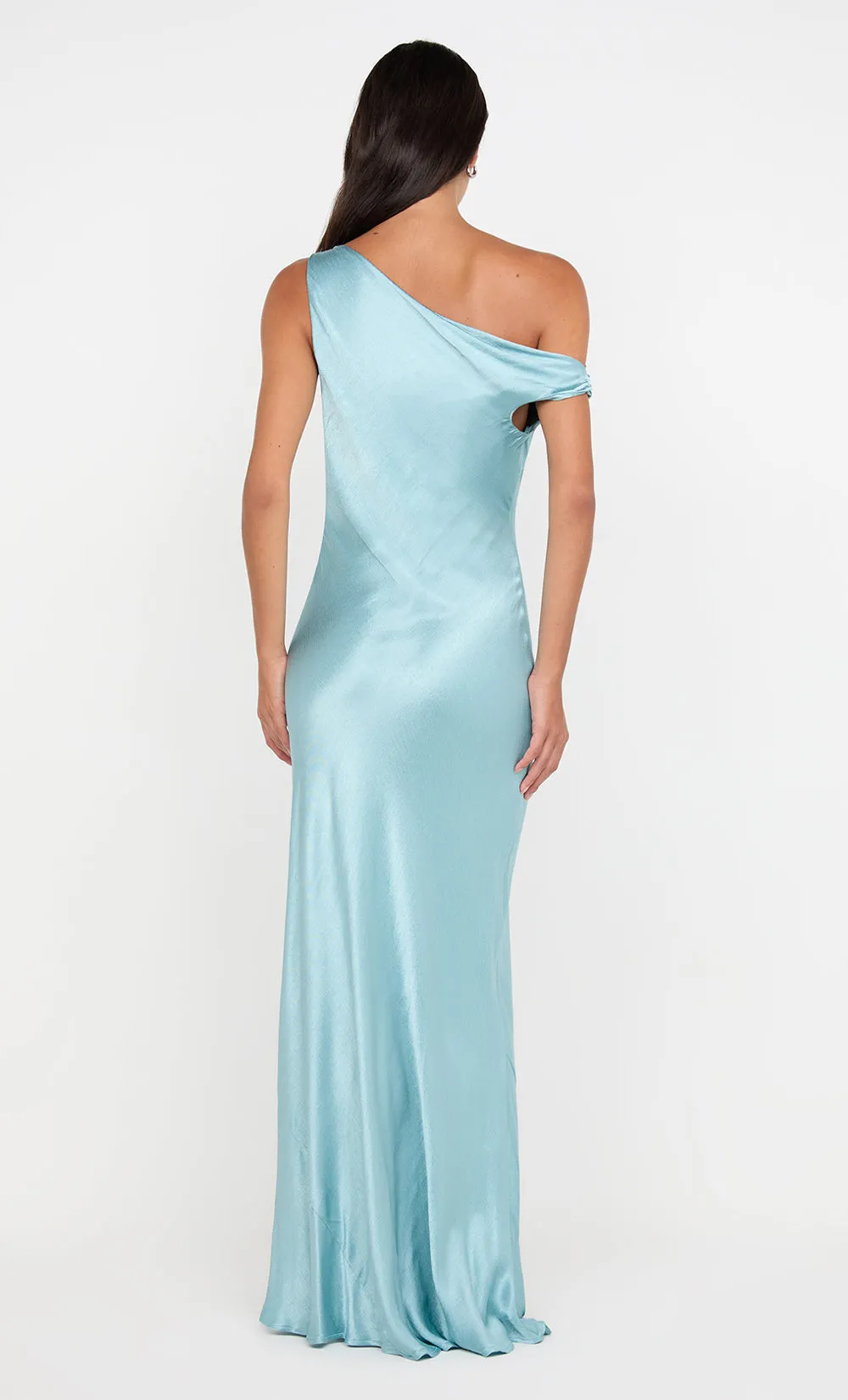 SOL ASYM DRESS - SEA SPRAY