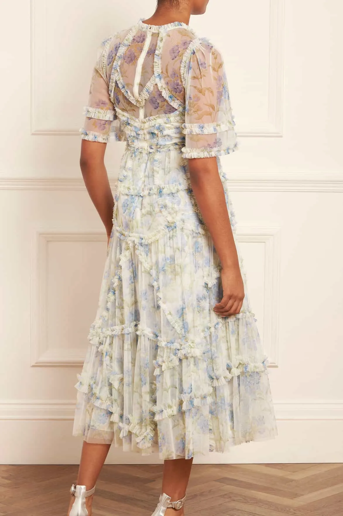 Summer Posy Short Sleeve Ballerina Dress
