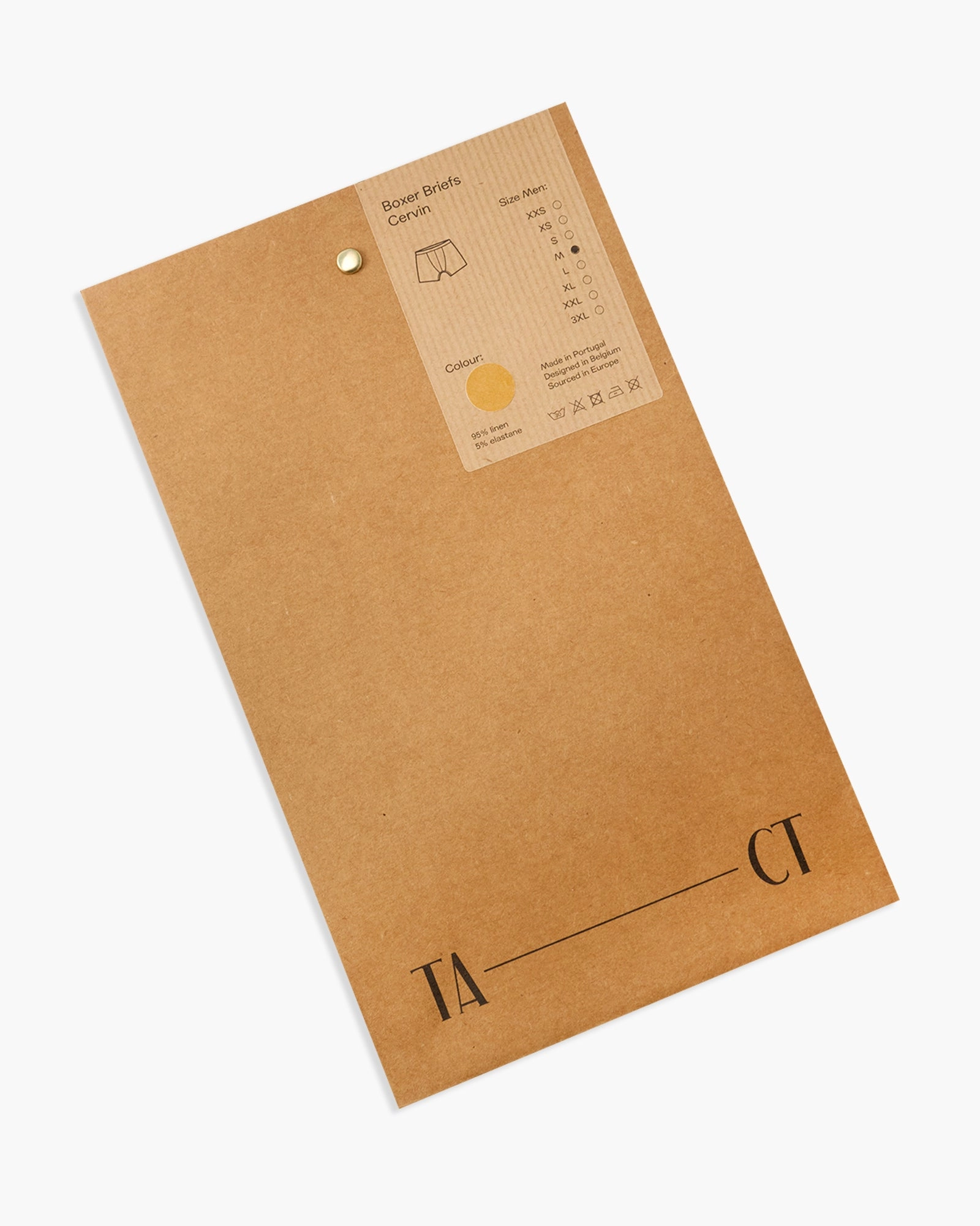 TA-CT Cervin Linen Boxer Briefs - Saffron