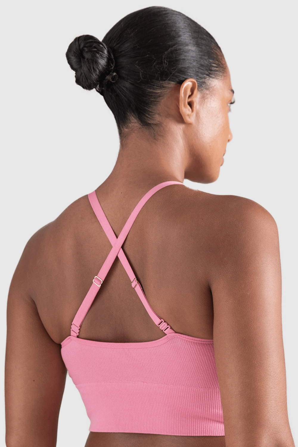 Tencel™ Seamless Bralette in Rose Pink, Size XS (UK 6-8)