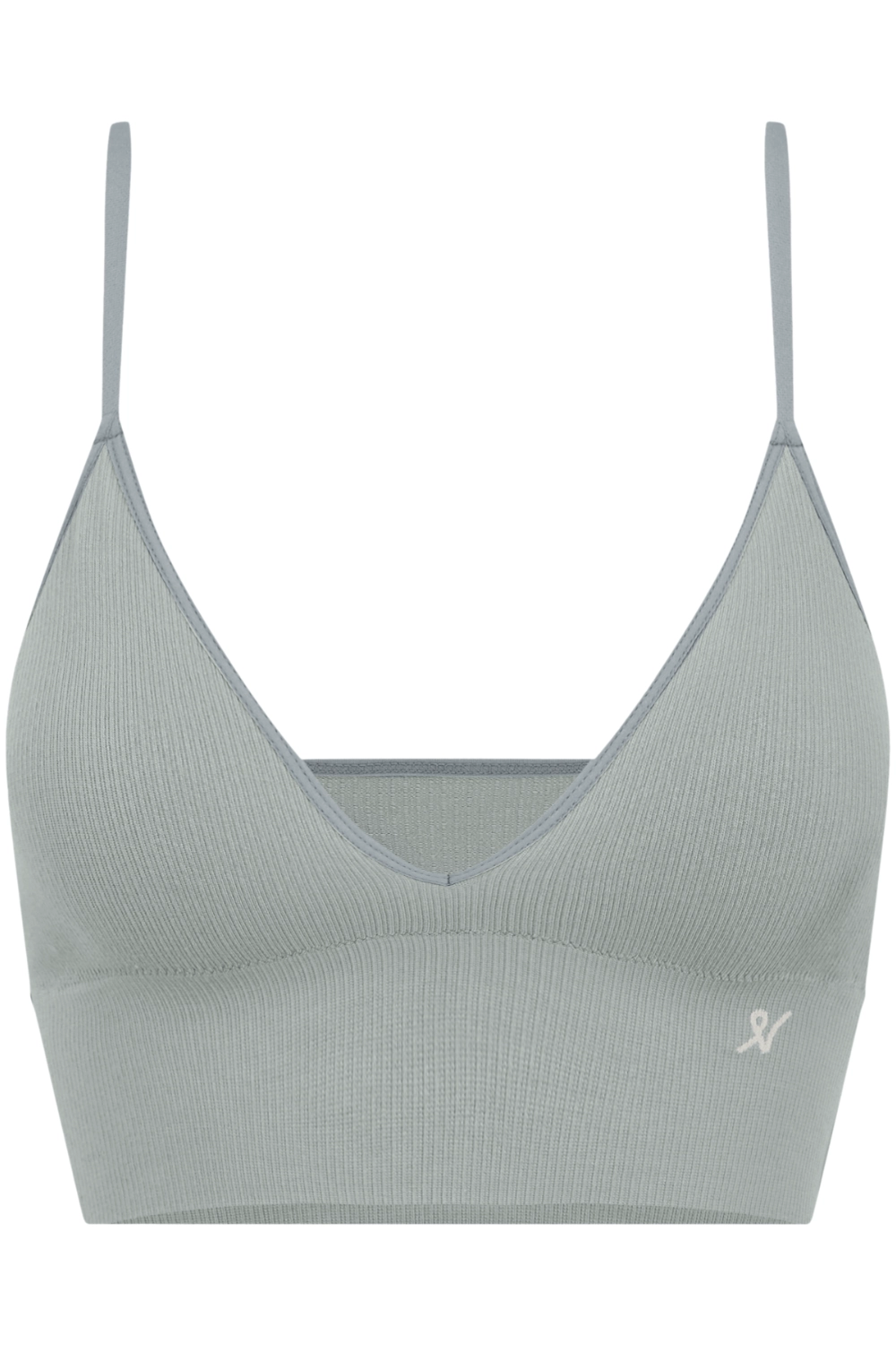 Tencel™ Seamless Bralette in Storm Grey, Size M (UK 10-12)