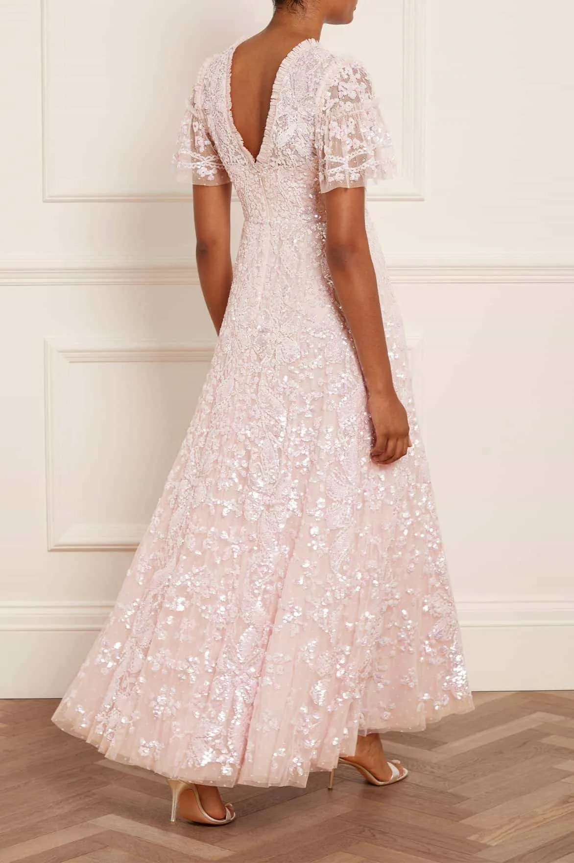 Trailing Bow Gown