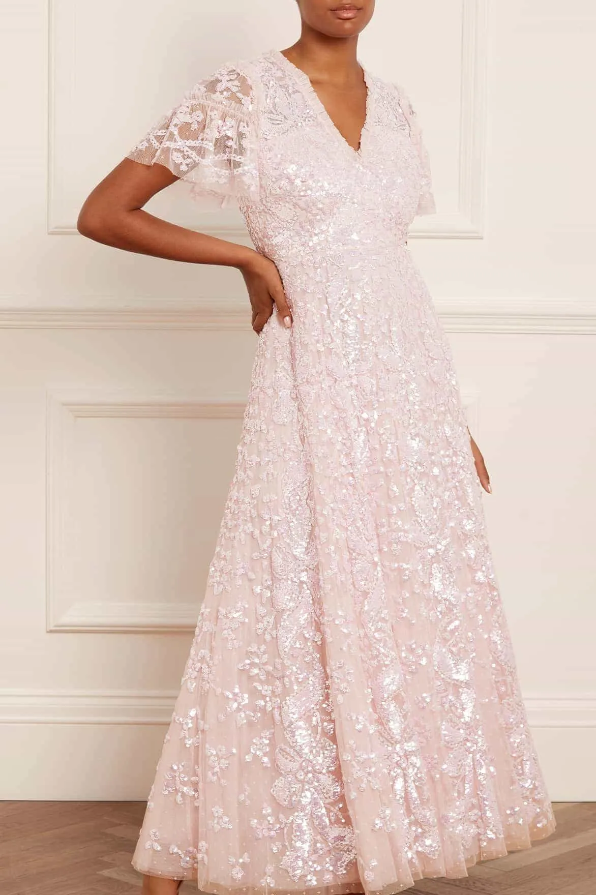 Trailing Bow Gown