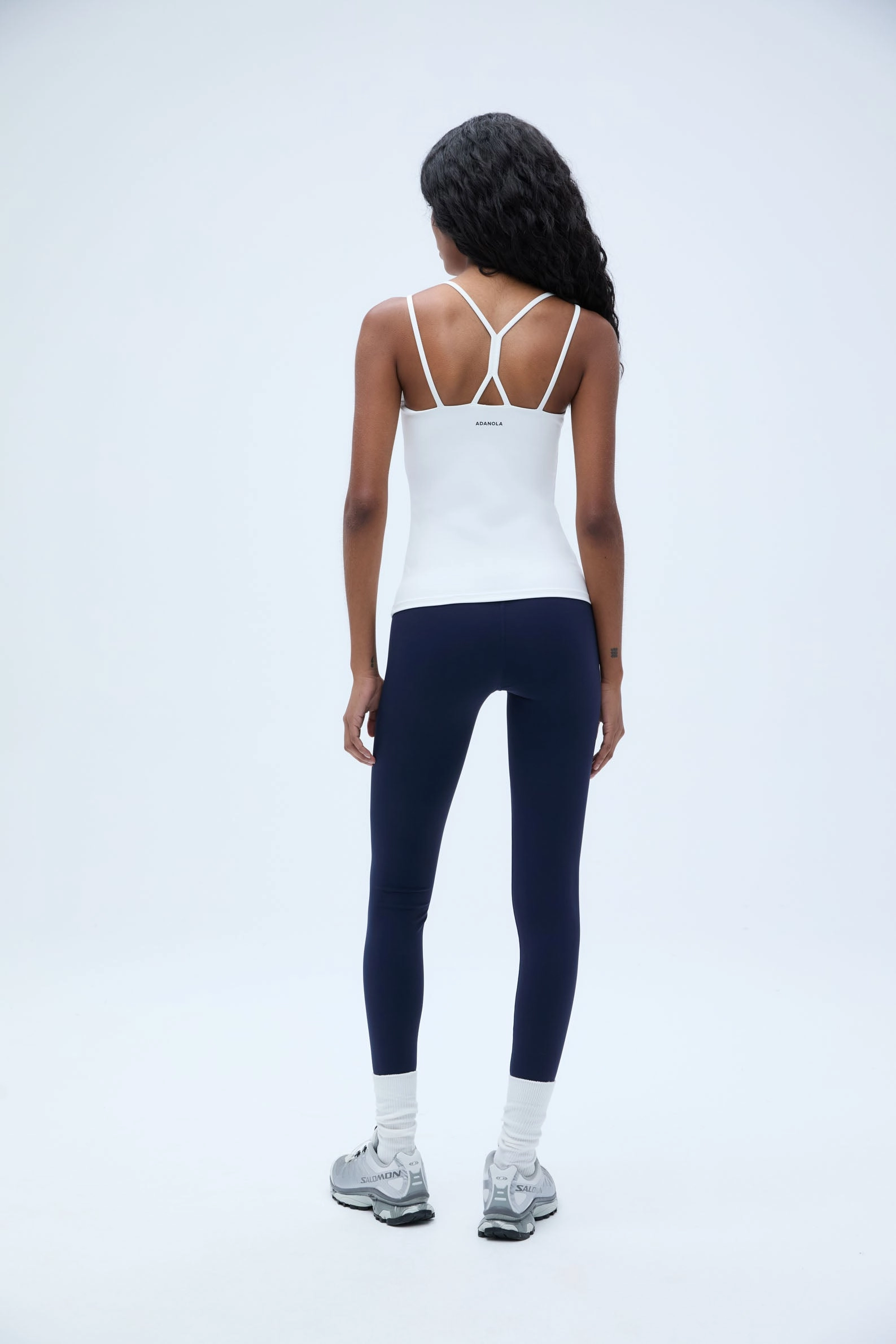 Ultimate Double Strap Tank Top - White