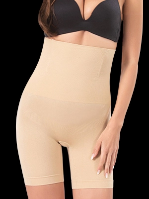 Women's High Waisted Body Postpartum Waist Trainer Thigh Slimming Shaperwaer
