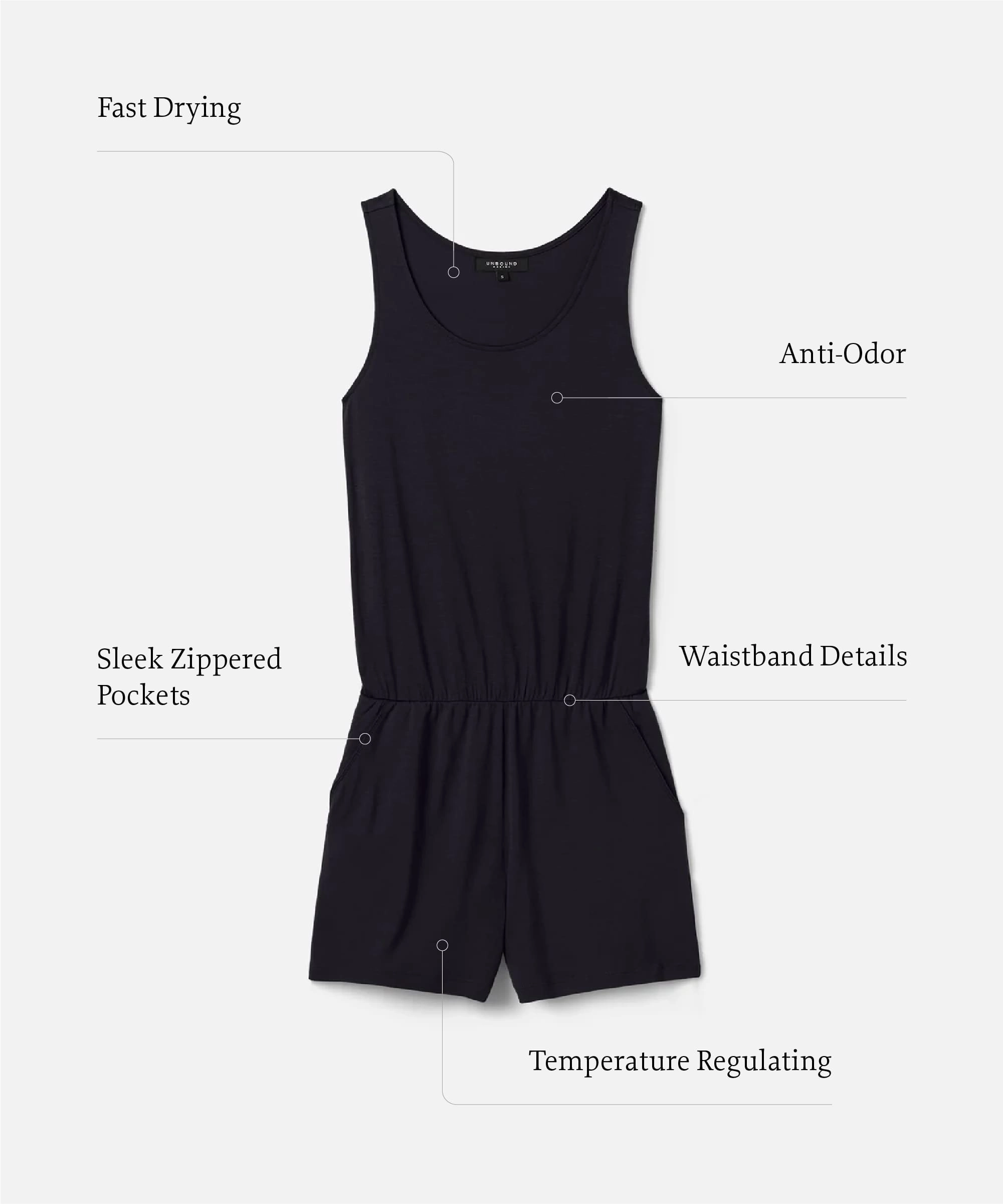 Women's Merino Travel Romper